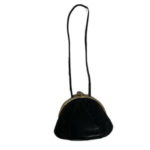 Susan Gail Black and Gold Shoulder Bag